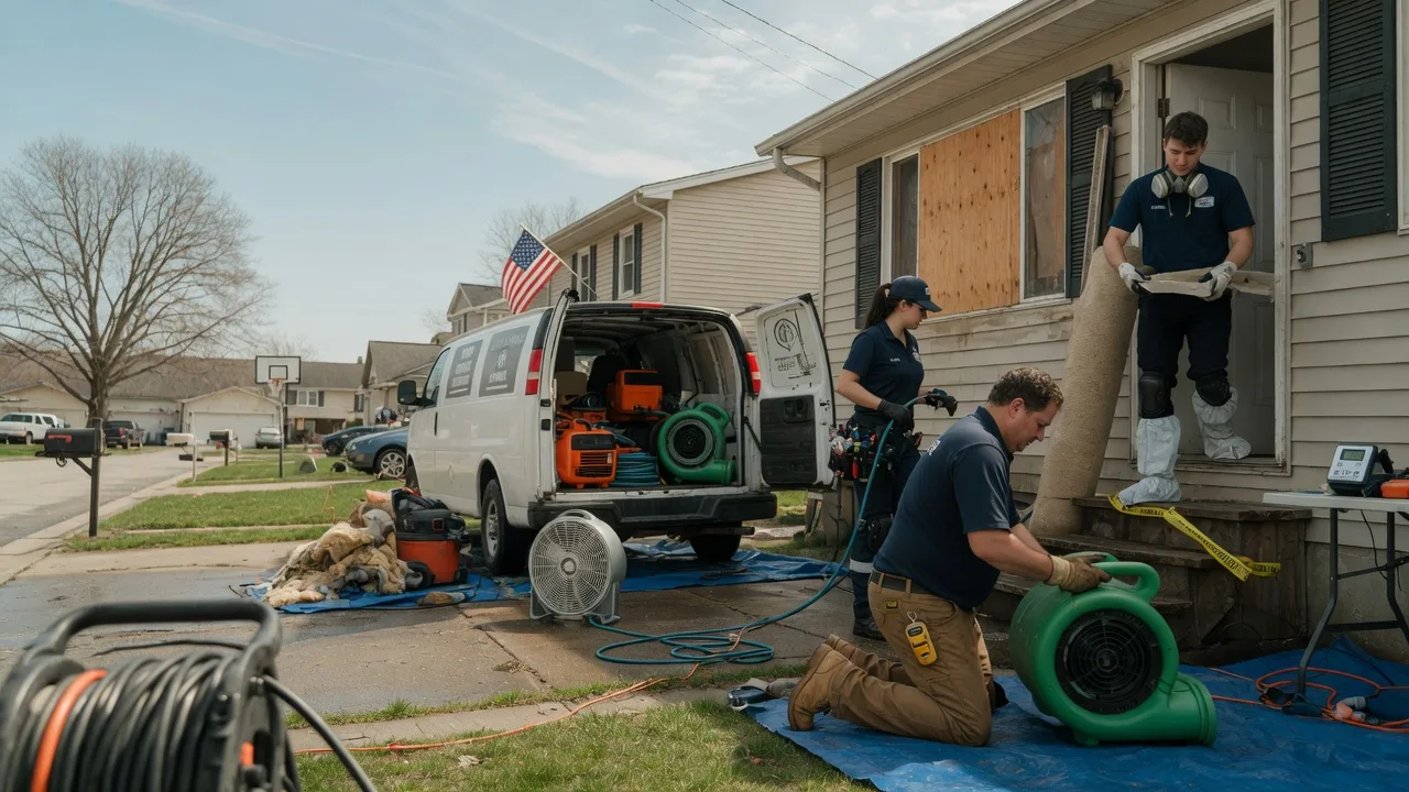 Water Damage Restoration in Paxton, IN near me
